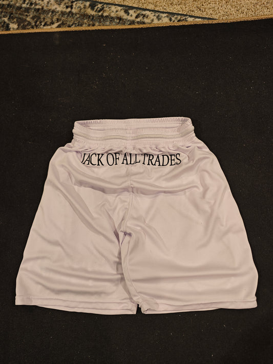 "JACK OF ALL TRADES" OVERSIZED MESH SHORTS