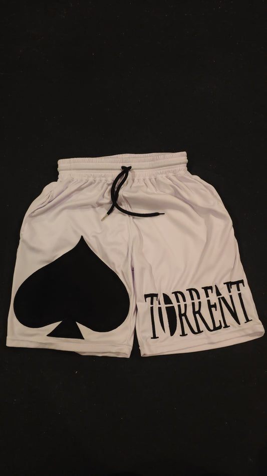 "JACK OF ALL TRADES" OVERSIZED MESH SHORTS